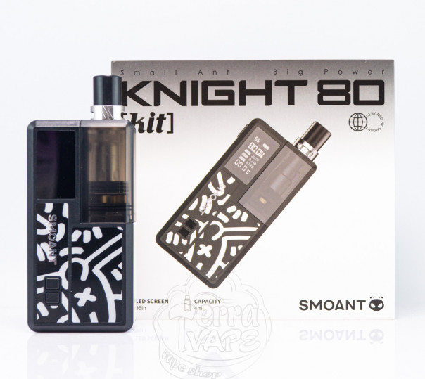 Smoant Knight 80 Pod Mod Kit Baroque White Багаторазова POD система
