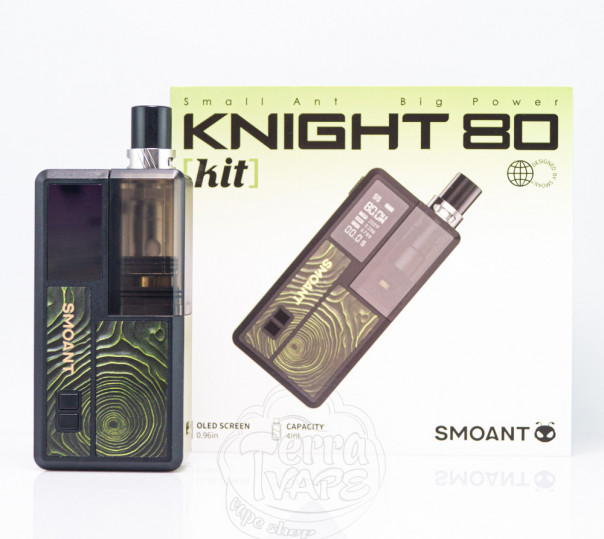 Smoant Knight 80 Pod Mod Kit Forest Green Багаторазова POD система