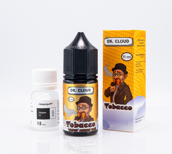 Рідина Dr.Cloud Salt Tobacco 30ml 50mg зі смаком тютюну (набір компонентів)