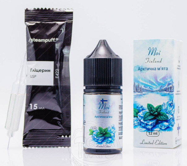 Жидкость Hello World Salt Arctic Mint 30ml 50mg со вкусом мяты (набор компонентов)