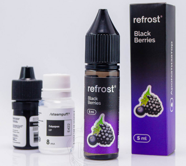 Жидкость Refrost Salt Black Berries 15ml 50mg на солевом никотине со вкусом ягод