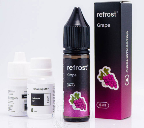 Рідина Refrost Salt Grape 15ml 50mg зі смаком винограду (набір компонентів)