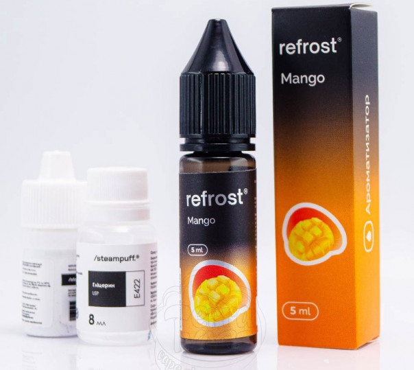 Рідина Refrost Salt Mango 15ml 50mg зі смаком манго (набір компонентів)