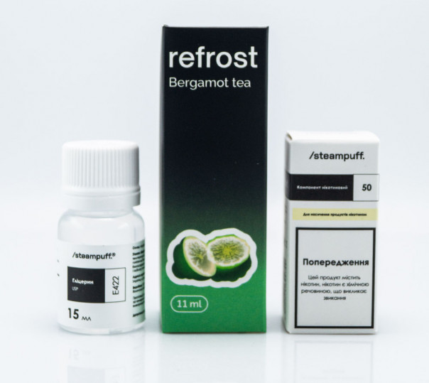 Рідина Refrost Salt Bergamot Tea 30ml 50mg зі смаком чаю з бергамотом (набір компонентів)