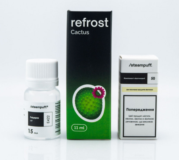Рідина Refrost Salt Cactus 30ml 50mg зі смаком кактуса (набір компонентів)