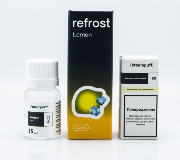 Рідина Refrost Salt Lemon 30ml 50mg зі смаком лимона (набір компонентів)