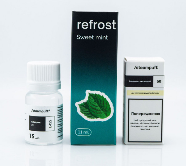 Рідина Refrost Salt Sweet Mint 30ml 50mg зі смаком м'яти (набір компонентів)