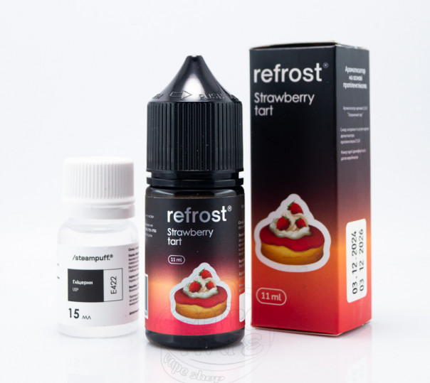 Жидкость Refrost Salt Strawberry Tart 30ml 50mg со вкусом клубничного тарта (набор компонентов)