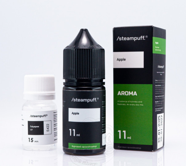 Рідина Steampuff Salt Apple 30ml 50mg зі смаком яблука (набір компонентів)