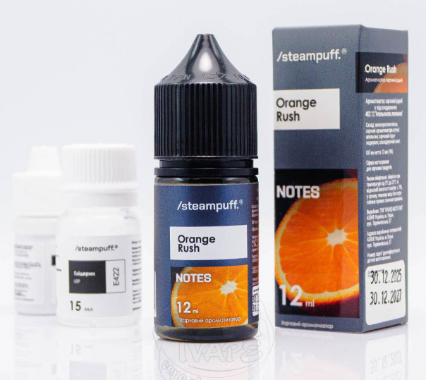 Рідина Steampuff Notes Salt Orange Rush 30ml 50mg зі смаком апельсину (набір компонентів)