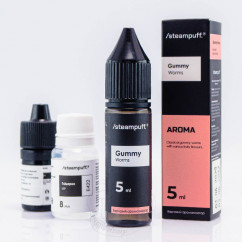 Steampuff Salt Gummy Worms 15ml 50mg