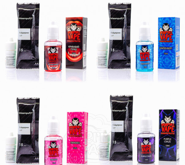 Рідина Vampire Vape Salt 30ml (набір компонентів)