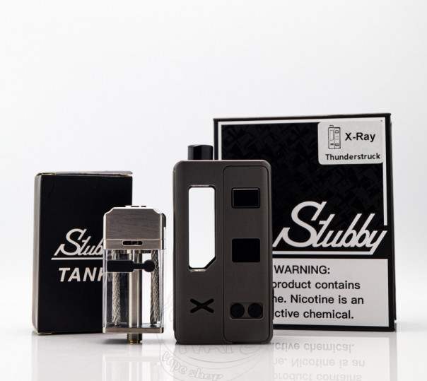Stubby X-Ray 18650 со Stubby Tank by Suicide Mods x Orca Vape x Vaping Bogan АИО Система Stubby X-Ray 18650 со Stubby Tank by Suicide Mods x Orca Vape x Vaping Bogan АИО Система