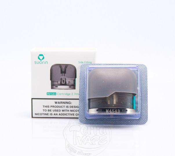 Картридж для багаторазової POD системи Suorin Air Mini Pod 1.0ohm 2.7ml