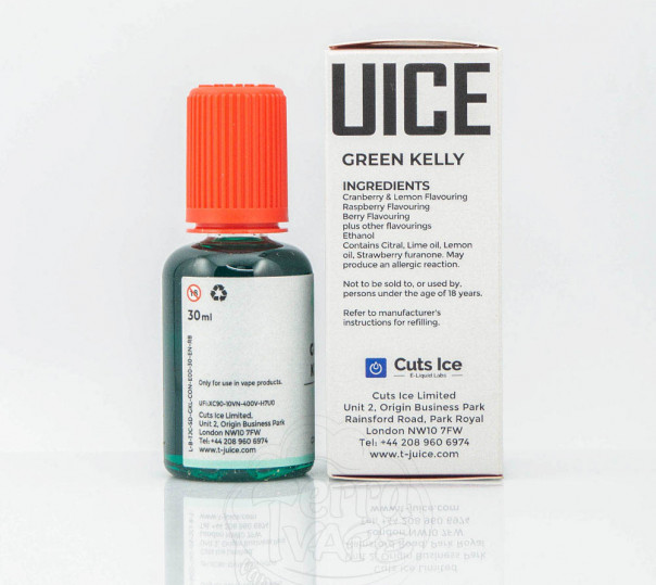 Ароматизатор для вейпа T-Juice Green Kelly 30ml Ароматизатор для вейпа T-Juice Green Kelly 30ml