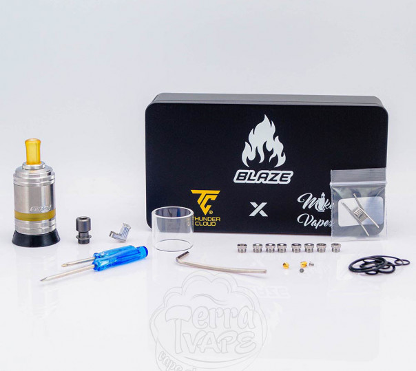 ThunderCloud x Mike Vapes Blaze MTL RTA Matte Black Обслуговуваний бак