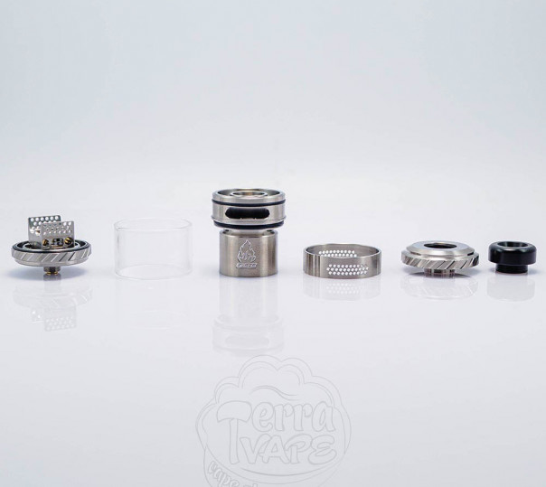 Thunder Cloud Blaze Pro Max RTA Atomizer Matte Black Обслуговуваний бак Thunder Cloud Blaze Pro Max RTA Atomizer Matte Black Обслуговуваний бак