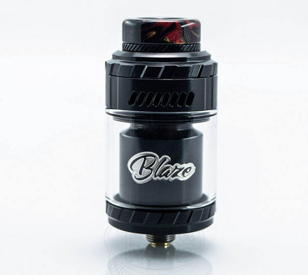ThunderHead Creations Blaze Solo RTA Silver Black Обслуговуваний бак