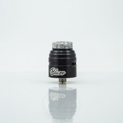ThunderHead Creations Blaze Solo RDA Silver Black