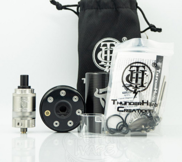 ThunderHead Creations Tauren Elite Pro MTL RTA Black Обслуговуваний бак