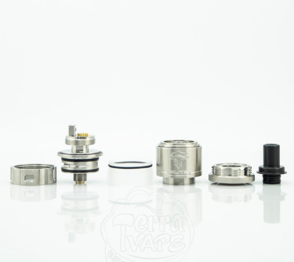 ThunderHead Creations Tauren Elite Pro MTL RTA SS Обслуговуваний бак ThunderHead Creations Tauren Elite Pro MTL RTA SS Обслуговуваний бак