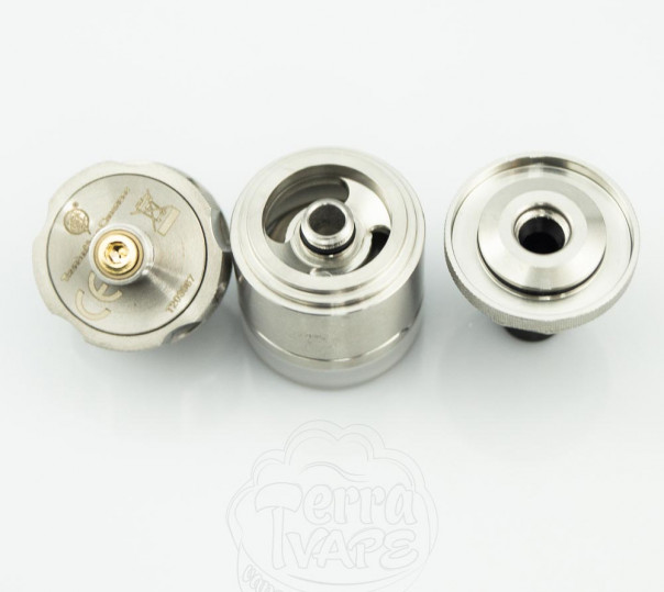 ThunderHead Creations Tauren Elite Pro MTL RTA SS Обслуговуваний бак ThunderHead Creations Tauren Elite Pro MTL RTA SS Обслуговуваний бак