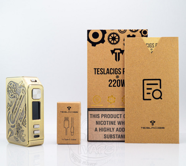Teslacigs Punk II 220W Box Mod Antique Bronze Бокс мод