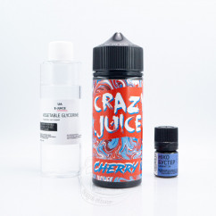 Crazy Juice Organic Cherry Ice 120ml 3mg Рідина (набір компонентів)