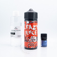 Crazy Juice Organic Cola 120ml 3mg Рідина (набір компонентів)