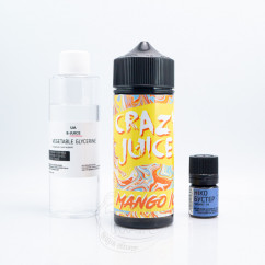 Crazy Juice Organic Mango Ice 120ml 3mg  Рідина (набір компонентів)