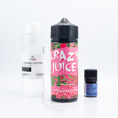 Crazy Juice Organic Pink Lemonade 120ml 3mg Рідина (набір компонентів)