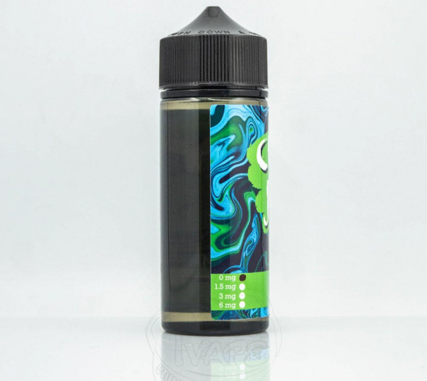 Рідина Crazy Juice Organic Mint 120ml 1.5mg на органічному нікотині зі смаком м'яти Рідина Crazy Juice Organic Mint 120ml 1.5mg на органічному нікотині зі смаком м'яти