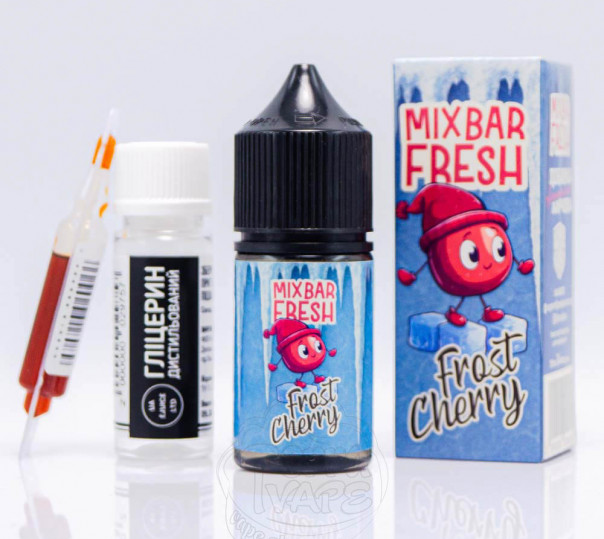 Рідина Mix Bar Fresh Salt Frost Cherry 30ml 50mg зі смаком морозної вишні (набір компонентів)