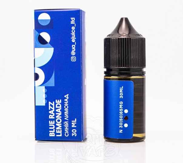 Рідина Mix Bar Salt Blue Razz Lemonade 30ml 30mg на сольовому нікотині зі смаком лимонаду з синьою малиною