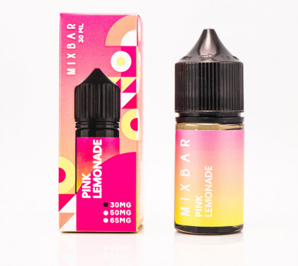 Рідина Mix Bar Salt Pink Lemonade 30ml 30mg зі смаком рожевого лимонаду (набір компонентів)