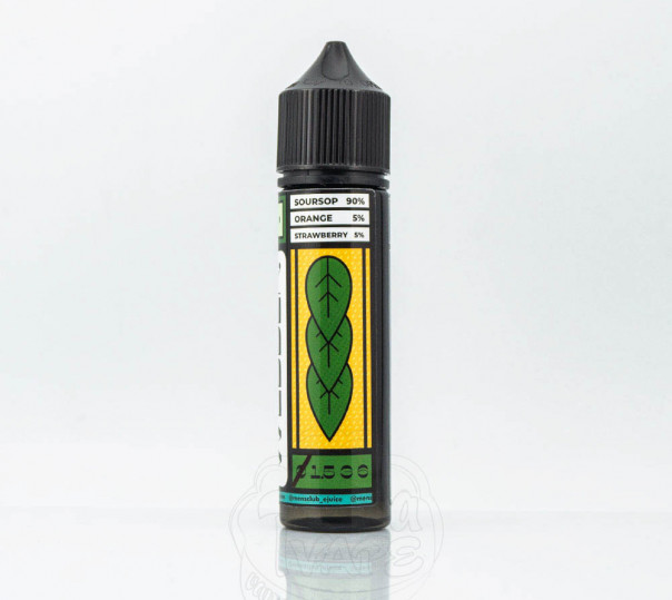 Рідина Webber Organic SourSop Tea 60ml 1.5mg на органічному нікотині зі смаком чаю саусеп Рідина Webber Organic SourSop Tea 60ml 1.5mg на органічному нікотині зі смаком чаю саусеп