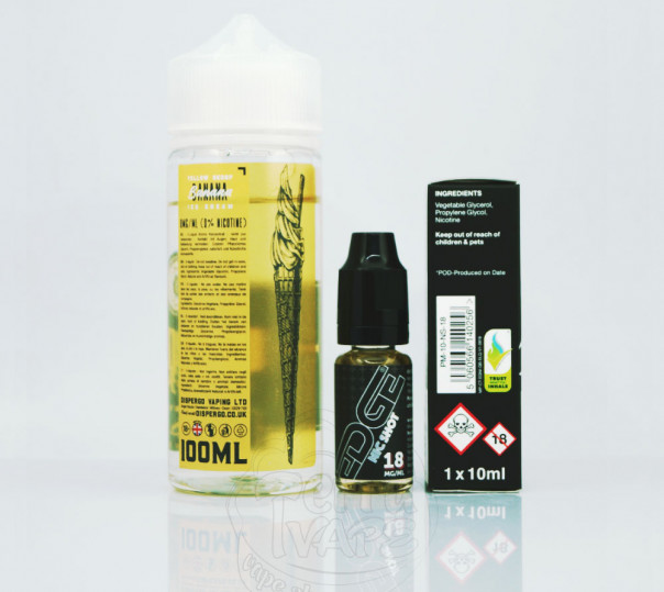 Udderly Amazing Banana Ice Cream 110ml 1.5mg на органічному нікотині Udderly Amazing Banana Ice Cream 110ml 1.5mg на органічному нікотині