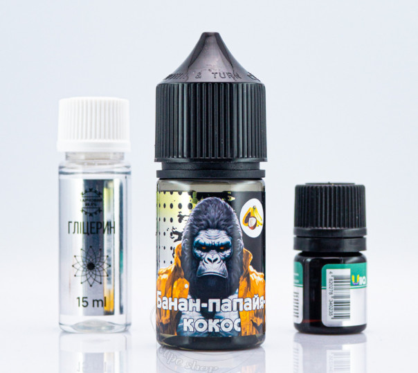 Жидкость Uliq Salt Банан-папайя-кокос 30ml 50mg (набор компонентов)