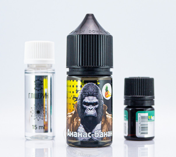 Рідина Uliq Salt Ананас-банан 30ml 50mg (набір компонентів)