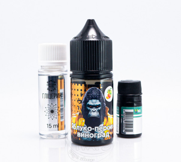 Рідина Uliq Salt Яблуко-персик-виноград 30ml 50mg (набір компонентів)