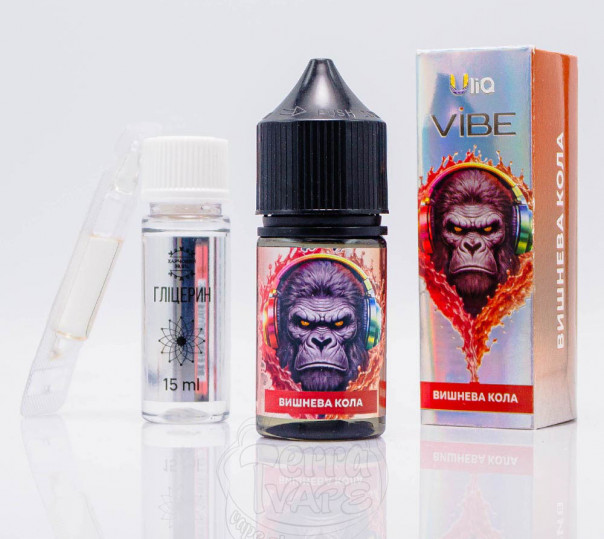 Рідина ULIQ Vibe Salt Вишнева Кола 30ml 50mg (набір компонентів)