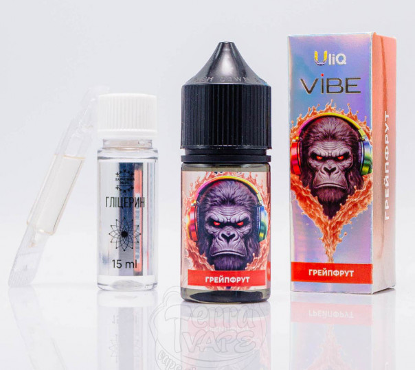 Рідина ULIQ Vibe Salt Грейпфрут 30ml 50mg (набір компонентів)