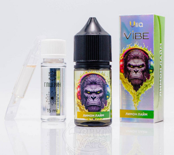 Рідина ULIQ Vibe Salt Лимон Лайм 30ml 50mg (набір компонентів)