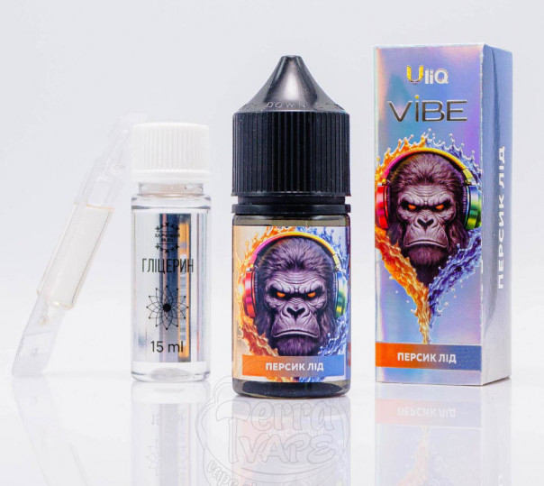 Рідина ULIQ Vibe Salt Персик Лід 30ml 50mg (набір компонентів)
