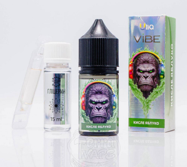 Рідина ULIQ Vibe Salt Кисле Яблуко 30ml 50mg (набір компонентів)