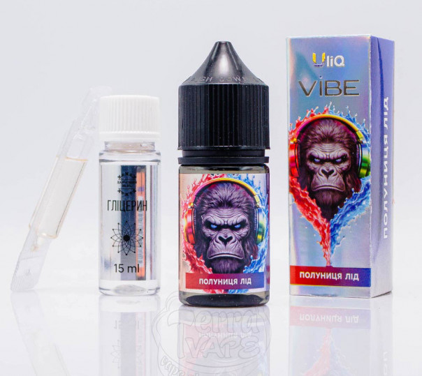 Рідина ULIQ Vibe Salt Полуниця Лід 30ml 50mg (набір компонентів)