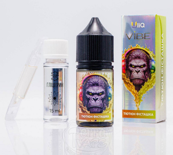 Рідина ULIQ Vibe Salt Тютюн Фісташка 30ml 50mg (набір компонентів)