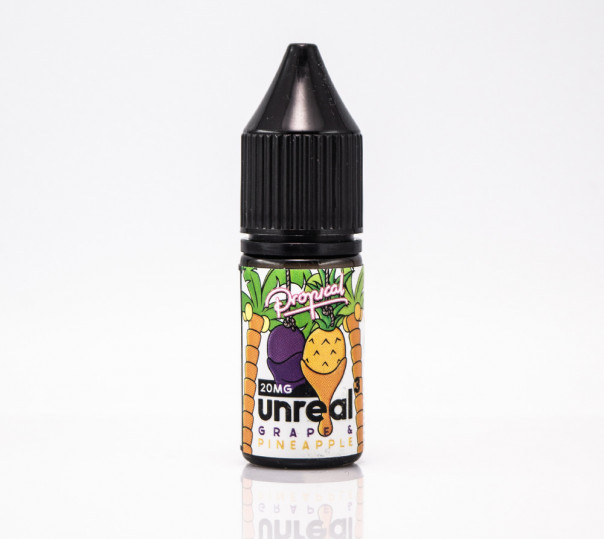 Жидкость Unreal Salt Grape Pineapple 10ml 20mg на солевом никотине со вкусом винограда и ананаса