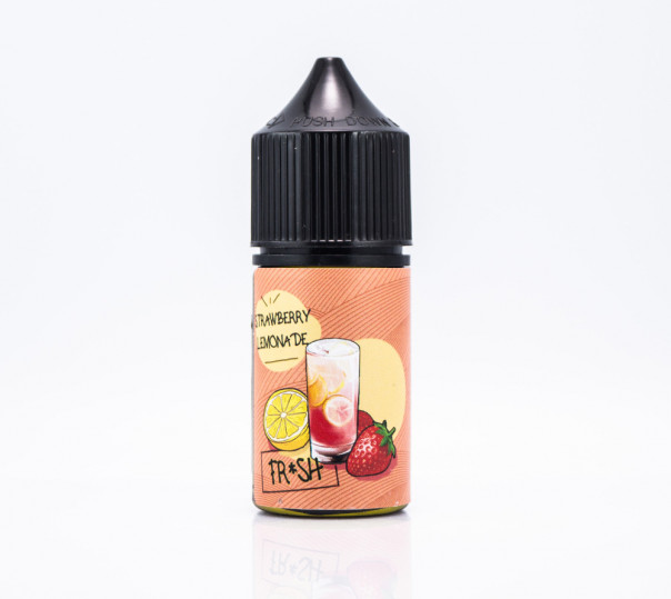 Рідина UVA Fresh Salt Strawberry Lemonade 30ml 50mg на сольовому нікотині зі смаком полуничного лимонаду