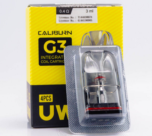 Картридж Uwell Caliburn G3 Cartridge 2.5ml/3ml для багаторазової POD системи G3, GK3, G3 Lite, G3 Pro, GK3 Pro, G4, G4 Mini, G4 Pro, G4 Pro Koko